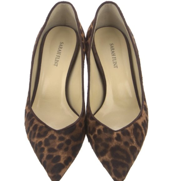 Sarah Flint Perfect Emma Leopard Pump Like New 39 - Picture 4 of 5